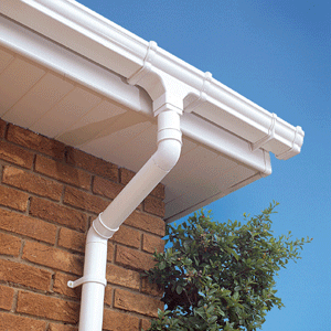 What benefits do plastic gutters offer