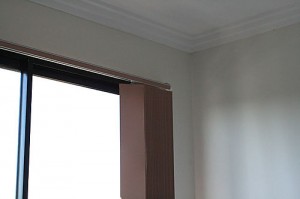 Instruções sobre a limpeza de cortinas de nylon mini