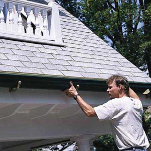 Instructions for preparing the installation of gutters
