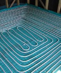 Learn to upgrade an old home with radiant floor heating