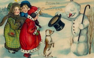 Victorian διακόσμηση στυλ Χριστουγέννων