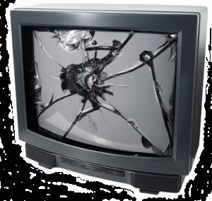 Manieren van het wegwerken van de oude TV