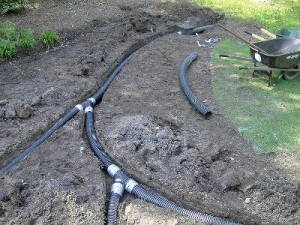 Learn to add drainage in the yard